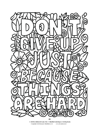 E-book Edition – Dream, Sis! Mindful Coloring & Activity Book