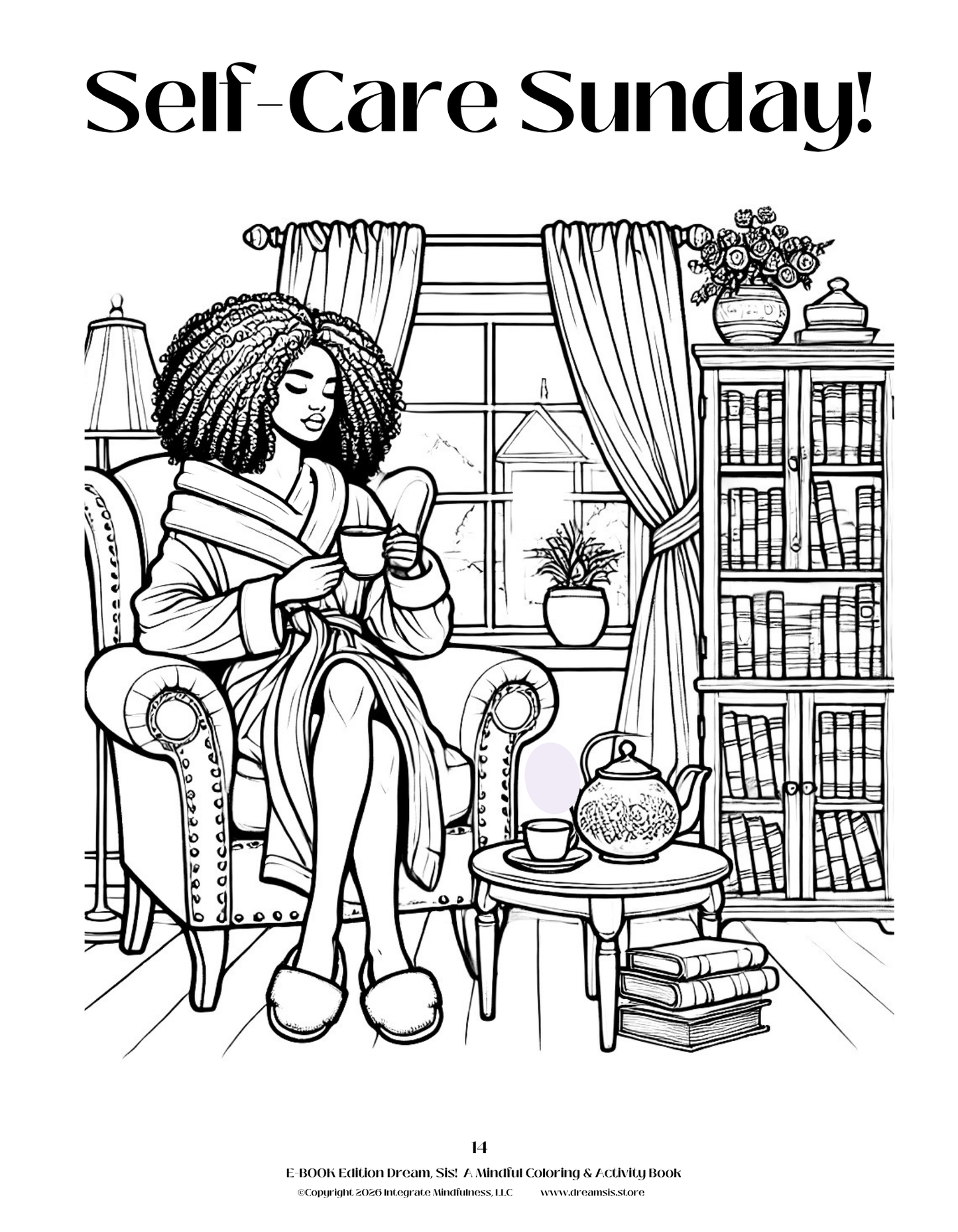 E-book Edition – Dream, Sis! Mindful Coloring & Activity Book