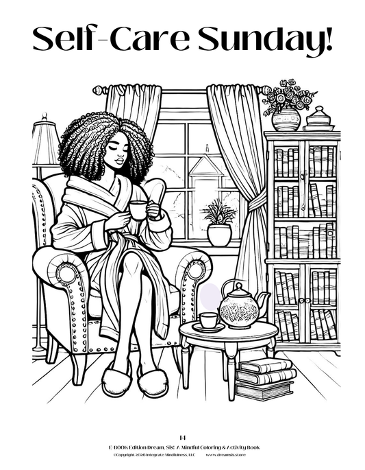 E-book Edition – Dream, Sis! Mindful Coloring & Activity Book